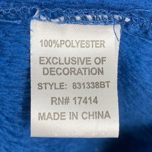 Miss Elaine size Small Women’s Blue Long Sleeve Zip Up Robe - Picture 5 of 6